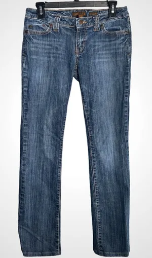 Aeropostale Skinny Leg Low Rise Dark Wash Blue Jeans 5/6R thumbnail 1