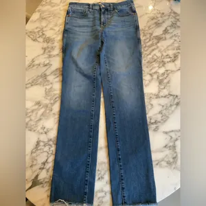 VTG Madewell Stovepipe Jeans Sz 28 tear in backside and pocket thumbnail 3