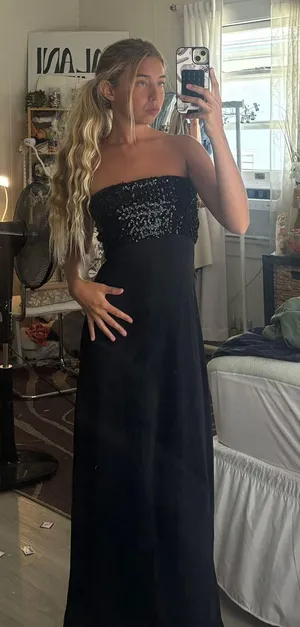 Long Black Dress thumbnail 1