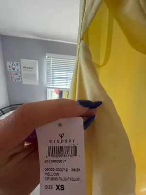 Windsor Yellow Prom Dress thumbnail 3