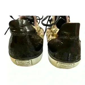 COACH Barrett Cheetah Print sneakers Size 6 B Women pre-loved good condition thumbnail 7