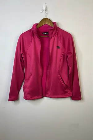The North Face Pink Zip-Up Jacket Size Medium  thumbnail 4