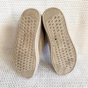 Hey Dude Mel Suede Ankle Boots Beige Sand Woven Panel Women Size 7 38 thumbnail 7
