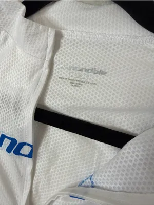 Cannondale Cycling Jersey Energy LE Zip Up Top White Blue Womens Size Large NWT thumbnail 3