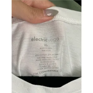 New Glyder Electric Yoga Versatile Convertible Tank Size XS White thumbnail 3