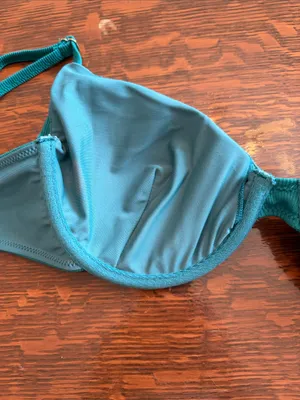 Kotomi Women’s Teal Underwire Bikini top - Teal size medium thumbnail 5