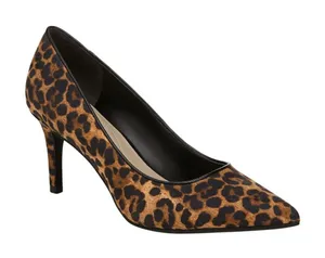 NWT On 34th Womens Jeules Pointed-Toe Slip On Pumps Leopard Microsuede 7M thumbnail 1