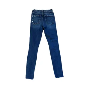 Vervet Jeans Womens 25 Blue Denim Stretch Mid Rise Fray Distressed Ankle Skinny‎ thumbnail 6