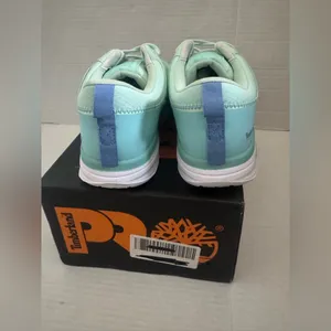 NEW‎ Timberland PRO Women’s Overdrive Composite Safety Toe Blue Shoes Size 9 thumbnail 5