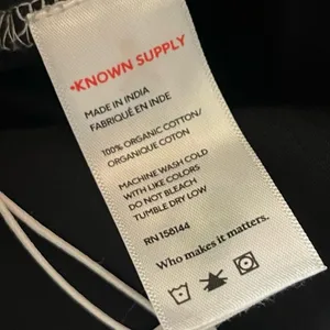 Known Supply • NWT Sailor Black Pants Organic Cotton Twill thumbnail 8