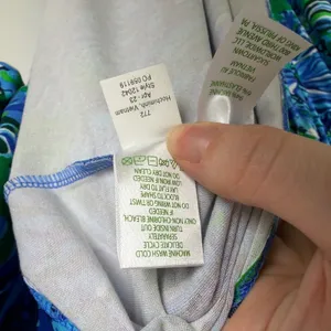 Lilly Pulitzer Addison‎ Floral Maxi Dress Size 14 Abaco Blue Turtle Awe Preppy thumbnail 9