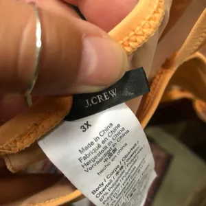 J.Crew Light Orange Tie Front High Waisted Bikini Set Plus Size 3X thumbnail 9