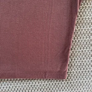 Shein Womens XS Crop Top Brown Ribbed Short Sleeve Stretch thumbnail 5