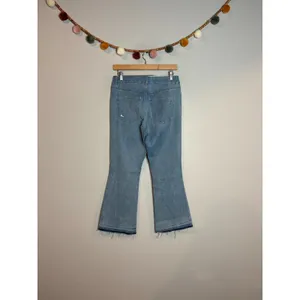 Express High Rise Cropped Flare Ultra Hyper Stretch jeans thumbnail 2