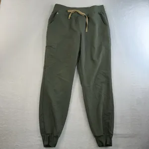 Figs M Medium Zamora Jogger Style Scrub Pants Technical Women’s Nurse Green thumbnail 3