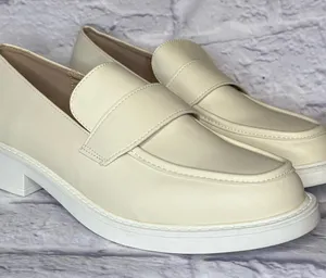 Journee Collection Cream Women's Loafers thumbnail 1
