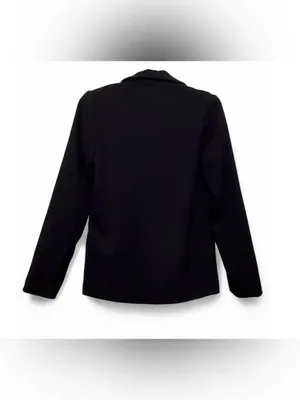H&M Divided Women’s Long Sleeve Single Breasted One Button Black Blazer Size 4 thumbnail 12
