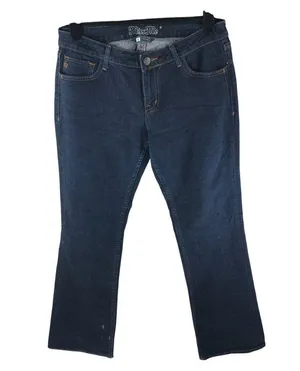 Miss Me Womens Jeans Audrina 5 Pocket Low Rise Boot Cut Stretch Dark Wash 31 thumbnail 1