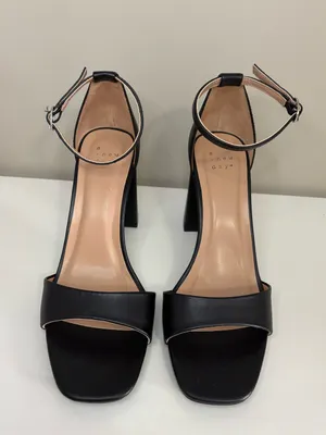 A New Day Classic Black Square Toe Pumps thumbnail 2