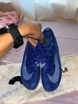 Nike Victory Track Spikes Royal Blue Flyknit Running Racing Shoes thumbnail 6