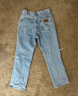 High Waisted Ripped Jeans thumbnail 5