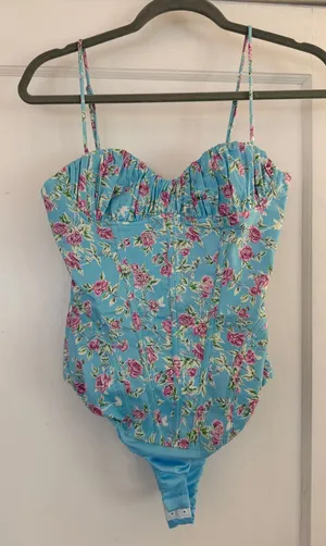 ZARA Corset Bodysuit thumbnail 1