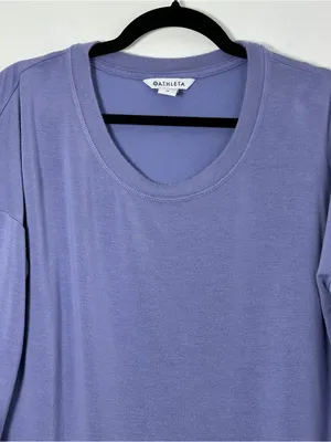 Athleta Coaster Luxe Sweatshirt Women’s Medium Purple thumbnail 3