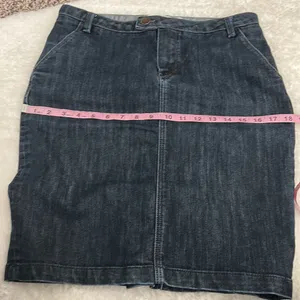 Zara‎ womens denim pencil skirt size 10 thumbnail 8