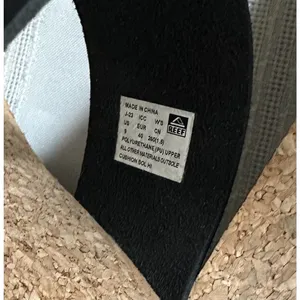 REEF Cushion Sol Hi Platform Flip Flop Sandals Black Tan Womens 9 Cork Wedge EUC thumbnail 13