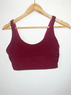 Lululemon Align Women’s Scoop Neck Reversible Sports Bra Burgundy thumbnail 6
