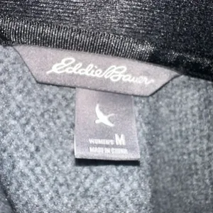 Eddie Bauer gray heathered M gorpcore full zip jacket thumbnail 3