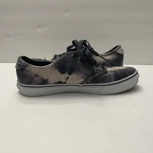 Vans Atwood Low Tie Dye Black White Canvas Skate Shoes Womens 8‎ UltraCush thumbnail 9
