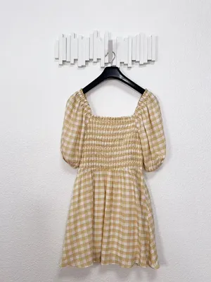 Jacquie the Label Murphy Smocked Mini Dress Summer Boho Casual Cottage Vacation thumbnail 5