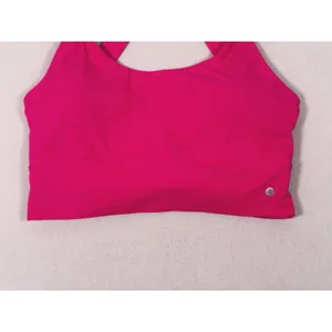 Halara Criss Cross Back Sports Bra Size Large Pink Workout Athletic Fitness Gym thumbnail 6