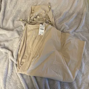Zara Beige Tie Back Dress thumbnail 4
