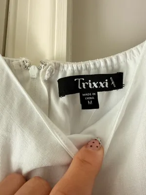 Trixxi white dress thumbnail 4