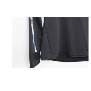 GapFit Women's Sz M Winterbrush Black Long Sleeve with Mock Zip Neck‎ thumbnail 8