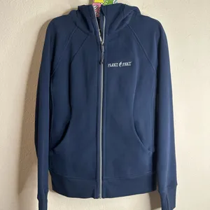 Lululemon Scuba Hoodie Light Cotton navy Fleece with advertising size 6 thumbnail 1