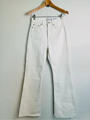 & Other Stories Cream High-Rise Wide Leg Jeans thumbnail 2