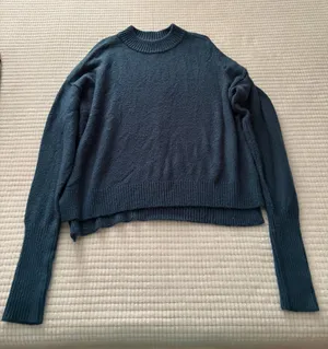 Melrose and Market Blue Crewneck Sweater M thumbnail 5