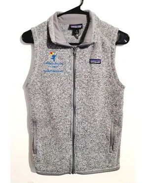 Patagonia Better Sweater 25886 Fleece Vest Embroidered Logo Gray Medium thumbnail 1