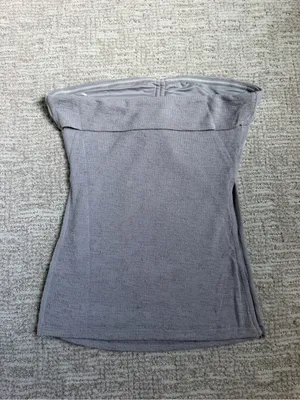 Princess Polly Grey Strapless Tube Top thumbnail 4