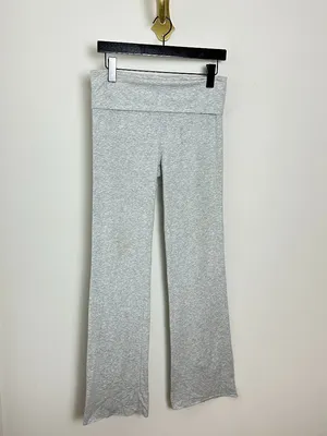 SKIMS Foldover Pants in Light Heather Grey Size Medium thumbnail 3