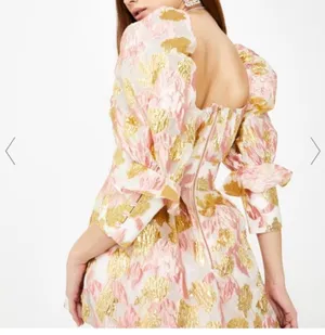 For Love And Lemons Rose Madame Brocade Romper thumbnail 4