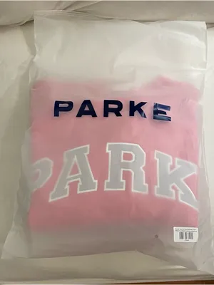 PARKE Valentine’s Varsity Mockneck Crewneck Pullover Sweatshirt Blush Lavender S thumbnail 9