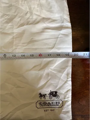 Coach Dust Bag Drawstring Storage Bag thumbnail 6