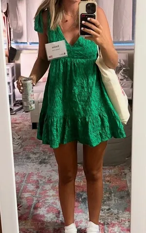 ZARA Dress Mini Green thumbnail 2