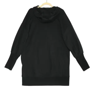 ATHLETA Mala Hoodie Mini Dress-Pullover Women L Black Athletic Versatile Travel thumbnail 6