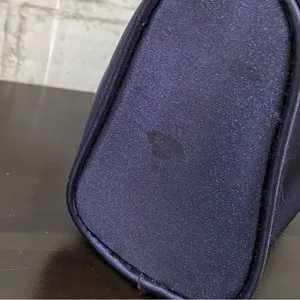 CHRISTIAN DIOR Parfums Navy Satin Cosmetic Case Travel Pouch Bag thumbnail 11