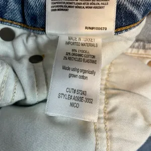 Agolde Nico Slim High Rise Ankle Distressed Button Fly Stretch Jeans Womens 28 thumbnail 14